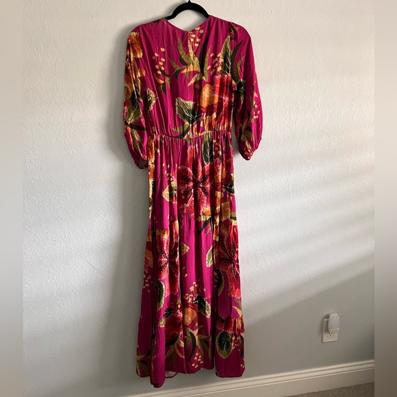 SUPER RARE NWT Farm Rio Pink Floral Dress - Picture 10 of 16